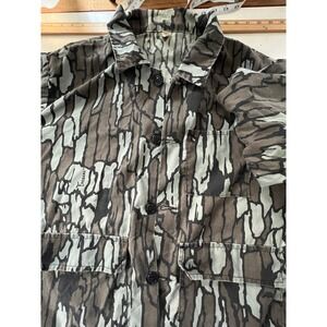 VTG‎ Trebark camo shacket chore made in US jacket LG pockets grunge button up